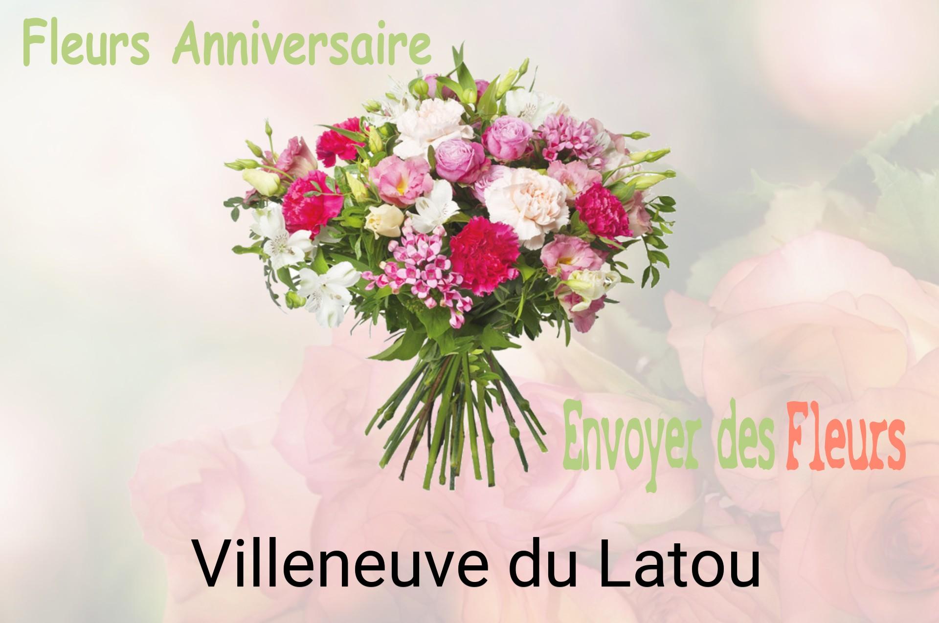 Bouquet de fleurs d’anniversaire livré à Villeneuve-du-Latou