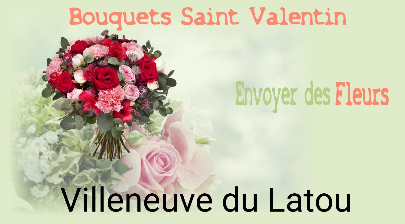 Roses de Saint-Valentin livrées à Villeneuve-du-Latou